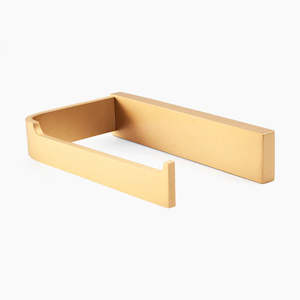 Bathroom: Aura Solid Brass Toilet Roll Holder