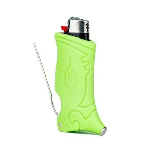 Smoking Supplies: Toker Poker - BiC - Lime Green
