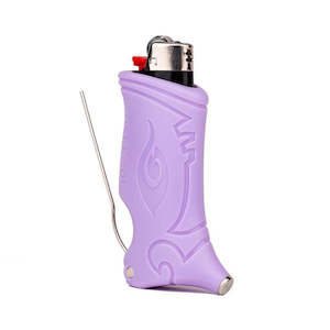 Smoking Supplies: Toker Poker - BiC - Lavender