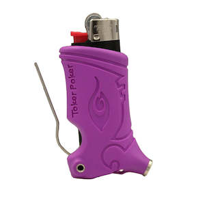 Smoking Supplies: Toker Poker - Mini BiC - Magenta