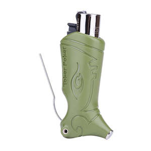 Smoking Supplies: Toker Poker - Clipper - Army
