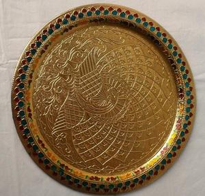 Products: Indian Meenakari Enamel Steel Pooja 9.5 inch – The Decor NZ