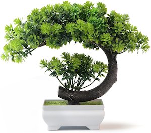 Dekor Small Fake Plants/Plastic Artificial Bonsai Tree – The Decor NZ