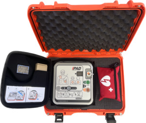 Waterproof Case & IPAD SPR Defibrillator Package