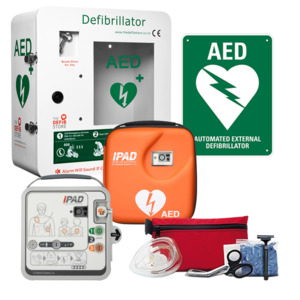 Industrial Defibrillator Package- Break Glass Cabinet