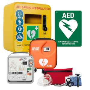 Industrial Defib Package With Outdoor Cabinet