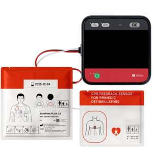 Defib Pads Batteries: Primedic myPAD Electrodes with CPR Feedback Sensor
