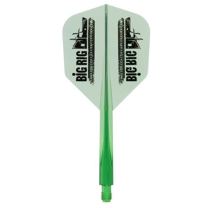 Condor Axe Flights & Shafts - Ben Robb Green - Shape