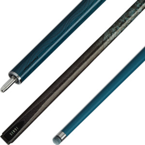 Pool Cues: 57" Ignis Black Carbon Cue - 2pc
