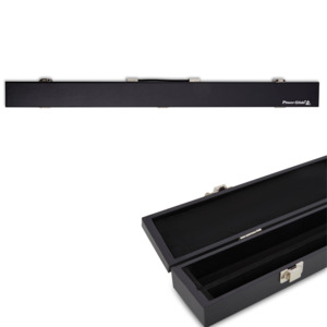 Cue Cases: Attache Cue Case - Black - 2pc Cue