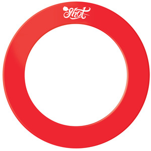 Printed Dartboard Surround - Red