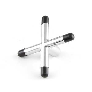 Shopping Cue: Cue Rest - Chrome Cross