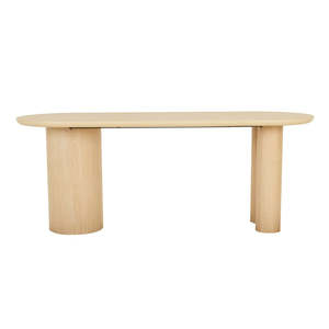 Study: Seb Oval Desk Natural