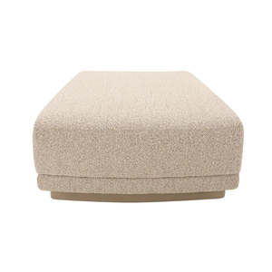 Living Room: Felix Orbit Wedge Ottoman Moonbeam
