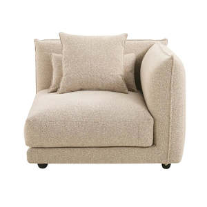 Living Room: Felix Crest Right Corner Sofa Moonbeam