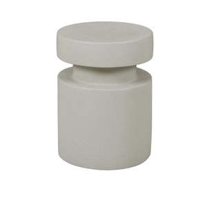 Corsica Button Side Table Cloud