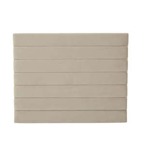 Bedroom: Hugo Panel Queen Bedhead Pearl Velvet