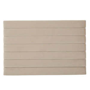 Bedroom: Hugo Panel King Bedhead Pearl Velvet