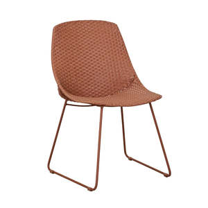 Outdoor: Corsica Scoop Dining Chair Brique