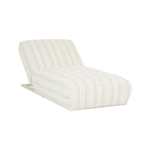 Outdoor: Aruba Plush Sunbed Clay Stripe