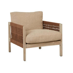 Outdoor: Normandy Linear Sofa Chair Sesame