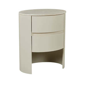 Oberon Lune Marble Bedside Shell
