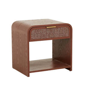 Bedroom: Chloe Arc Bedside Brick