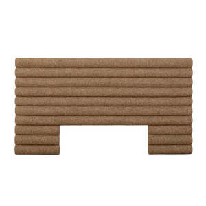 Bedroom: Madrid Tufted Bedhead King Toffee Weave