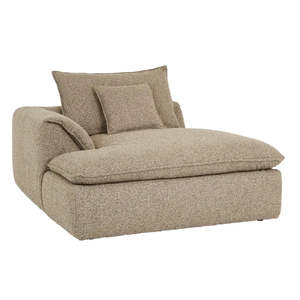 Living Room: Madrid Fold Left Chaise Sofa Mercury Boucle