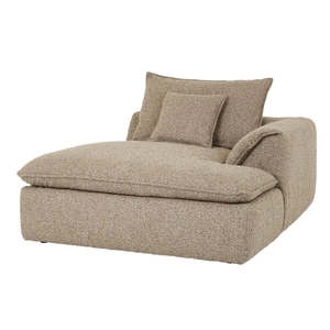 Madrid Fold Right Chaise Sofa Mercury Boucle