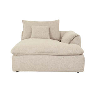 Madrid Fold Right Chaise Sofa Tapioca