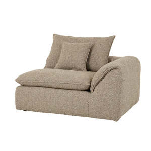 Living Room: Madrid Fold Right Arm Sofa Mercury Boucle