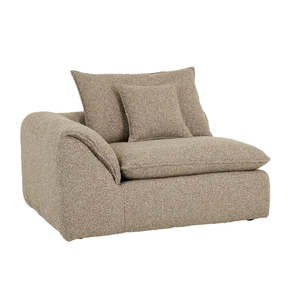 Living Room: Madrid Fold Left Arm Sofa Mercury Boucle