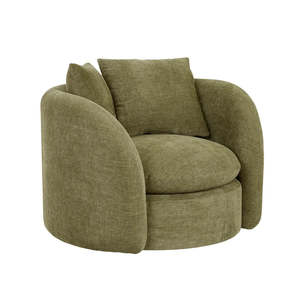 Living Room: Juno Orb Sofa Chair Copeland Olive