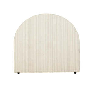 Bedroom: Madrid Arch Bedhead King Natural Stripe
