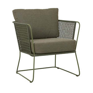 Cabana Sleigh Armchair Emerald