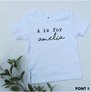 Alphabet Tee thedesignroom