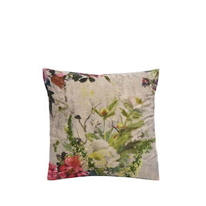Cushions: Sari Printed - Classic Bouquet