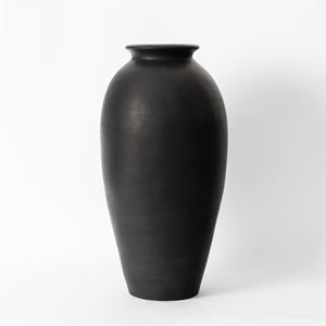Vases: Lombok Hebe Urn - Black - PICK UP ONLY WHANGAREI - NO FREIGHT