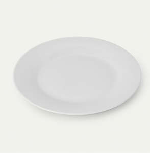 Dinnerware: Dinner Plates - White (Hire Price & Pickup Only)