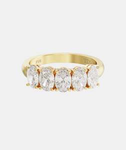 Engagement Rings: Classic Five Stone Diamond Ring