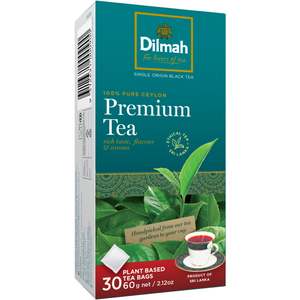 Premium 100% Pure Ceylon 30 Tagless Tea Bags