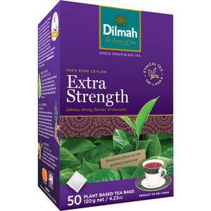 Dilmah Premium Ceylon Teas: Premium  Extra Strength 50 Tea Bags