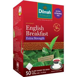 English Breakfast Extra Strength 50 Tea Bags