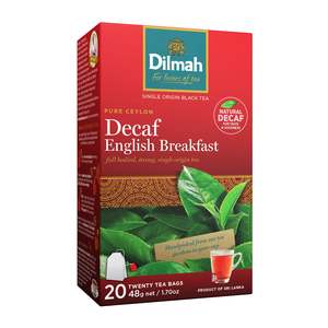 Decaffeinated English Breakfast Tea 20 Tea Bags