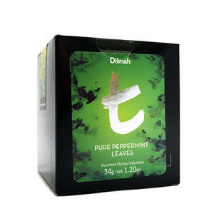 T Series Designer Gourmet Teas: t-Series Refill Box Pure Peppermint Leaves 34g Loose Leaf Tea
