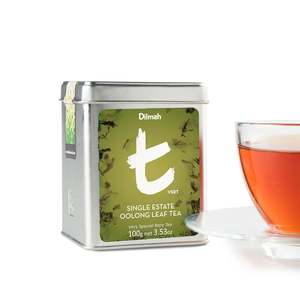 t-series Tin Caddy Single Estate Oolong Tea 100g Loose Leaf Tea
