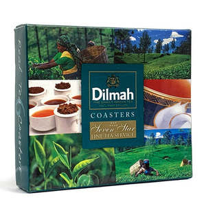 Tea Accessories: Pos Dilmah Table Coasters ( 6 Per Pack)