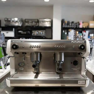 Clean 2 Group Futurmatt Commercial Coffee Machine In White