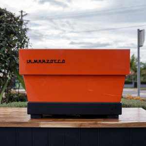La Marzocco: Brand New Linea S Hot Orange 2 Group Canceled Order Coffee Machine